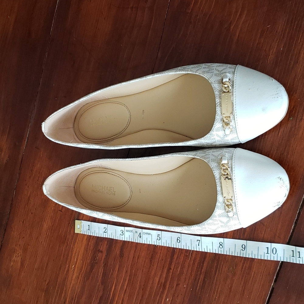 MK flat shoes. Beautiful hardware. Comfortable.